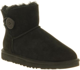  Mini Bailey Button Black Suede 