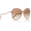 Victoria Beckham Butterfly Dframe Acetate Sunglasses in Brown (bronze) - Lyst