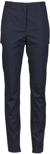 3.1 Phillip Lim Slim Leg Trouser in Blue (midnight) - Lyst
