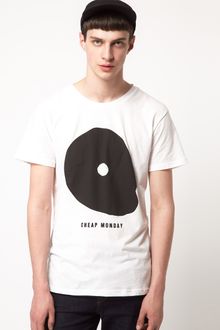 Cheap Monday Cheap Monday Bruce Shadow Skull Tshirt - Lyst
