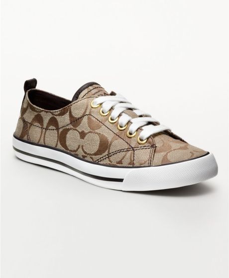 coach khakichestnut suzzy sneaker product 1 3443078 832050731 large