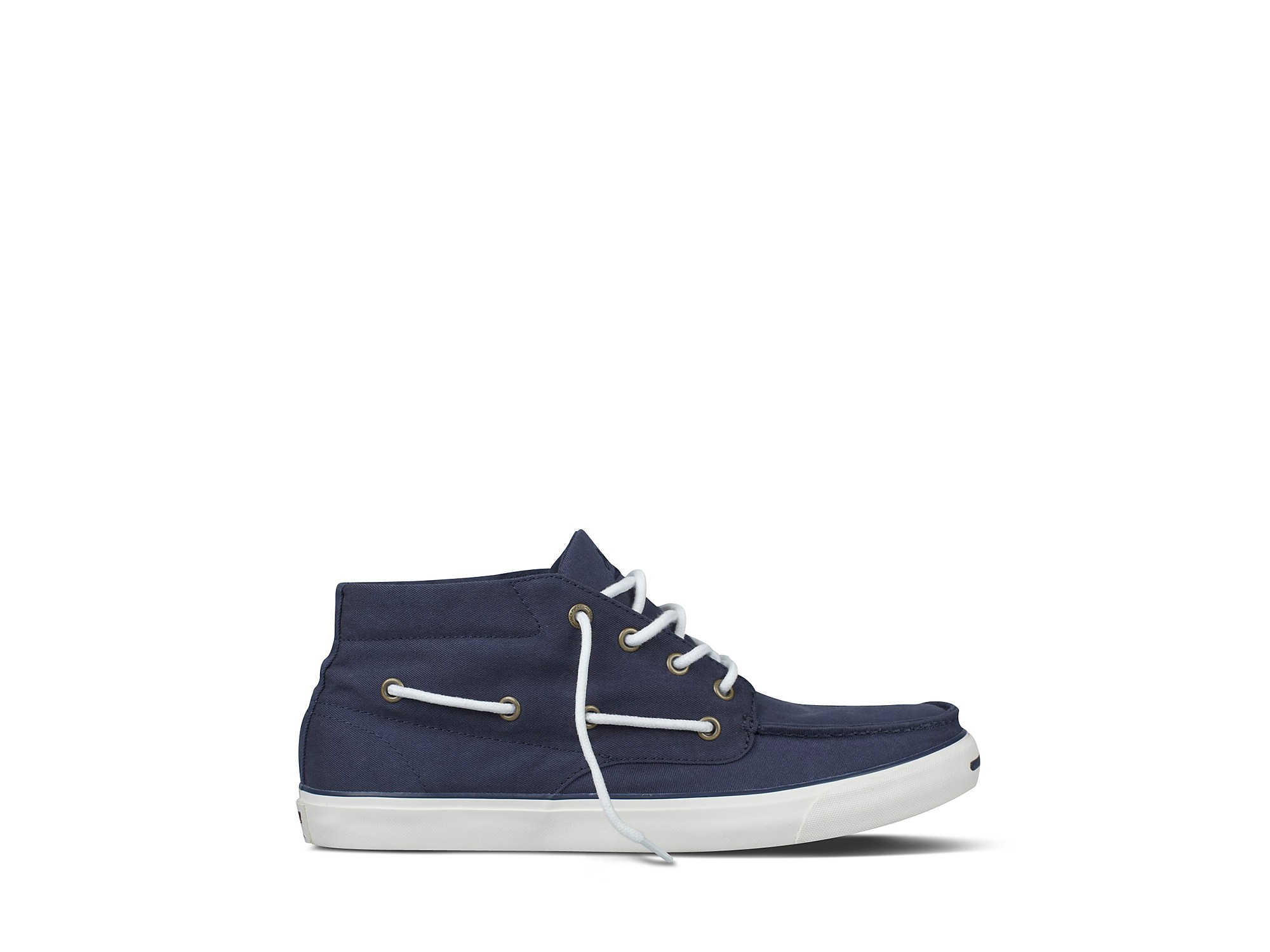 Converse Jack Purcell Mid Rise Boat Shoes in Blue for Men