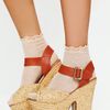 Free People Tropez Platform in Beige (natural) - Lyst