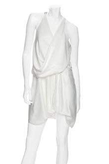 Helmut Lang Preview Exclusive Twisted Silk Dress - Lyst