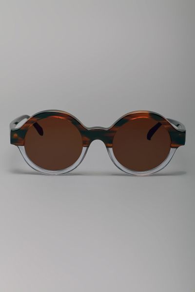 Illesteva Frieda Half and Half Sunglasses Tortoise in Brown - Lyst