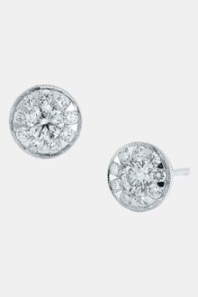 Kwiat Sunburst Diamond Stud Earrings - Lyst