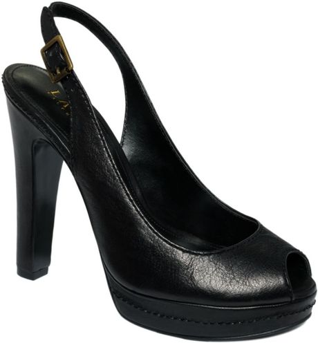 lauren slingback ralph pumps