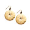 Lauren By Ralph Lauren Cord and Disk Drop Earrings in Gold - Lyst