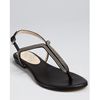 Michael Kors Kors Sandals Zanna Flat in Black (whiskey silver) - Lyst