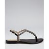 Michael Kors Kors Sandals Zanna Flat in Black (whiskey silver) - Lyst