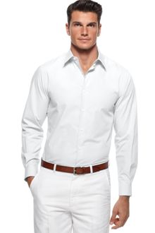 Perry Ellis Long Sleeve Woven Shirt - Lyst