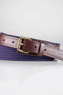 Ralph Lauren Leather Tabbed Belt - Lyst