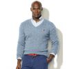 Ralph Lauren Cable Knit Silk V Neck Sweater in Blue for Men (dorian blue) - Lyst