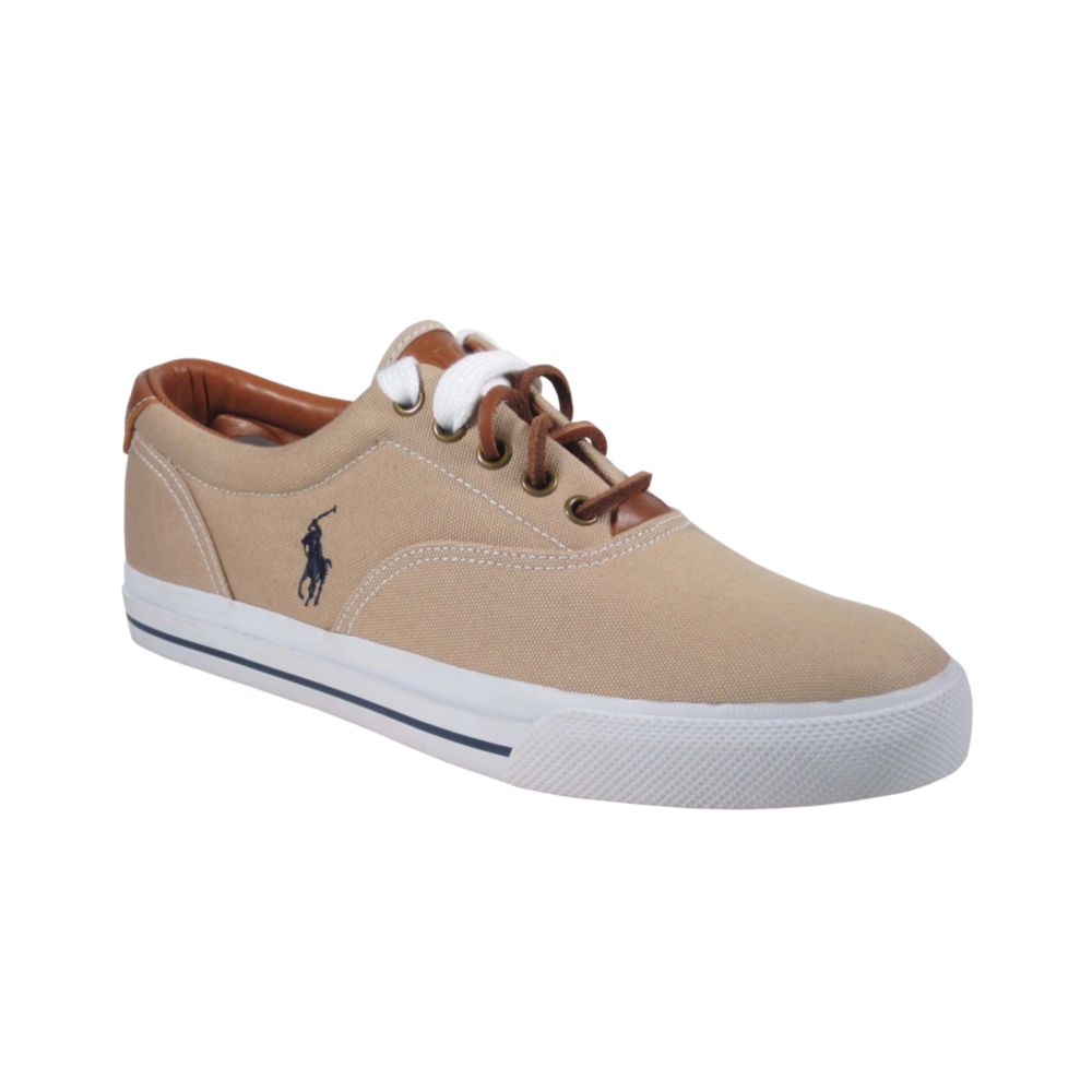 ralph lauren women's canvas sneakers