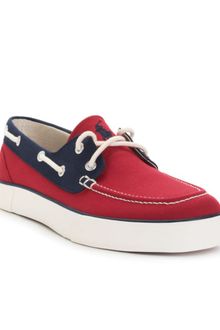 Ralph Lauren Lander Canvas Boat Sneakers - Lyst