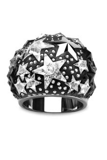 Swarovski Crystal Star Dome Ring - Lyst