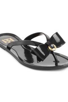 Tommy Hilfiger Beverly Thong Jelly Flat Sandals - Lyst