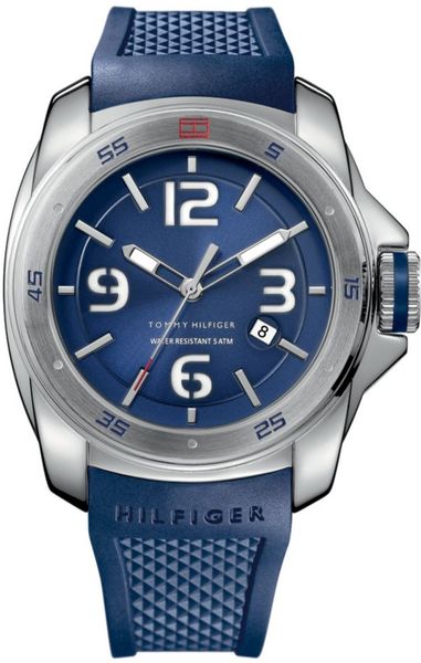 Tommy Hilfiger Mens Blue Silicone Strap in Blue for Men - Lyst