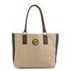Tommy Hilfiger Signature Jacquard Logo Tote in Beige (camel tonal) - Lyst