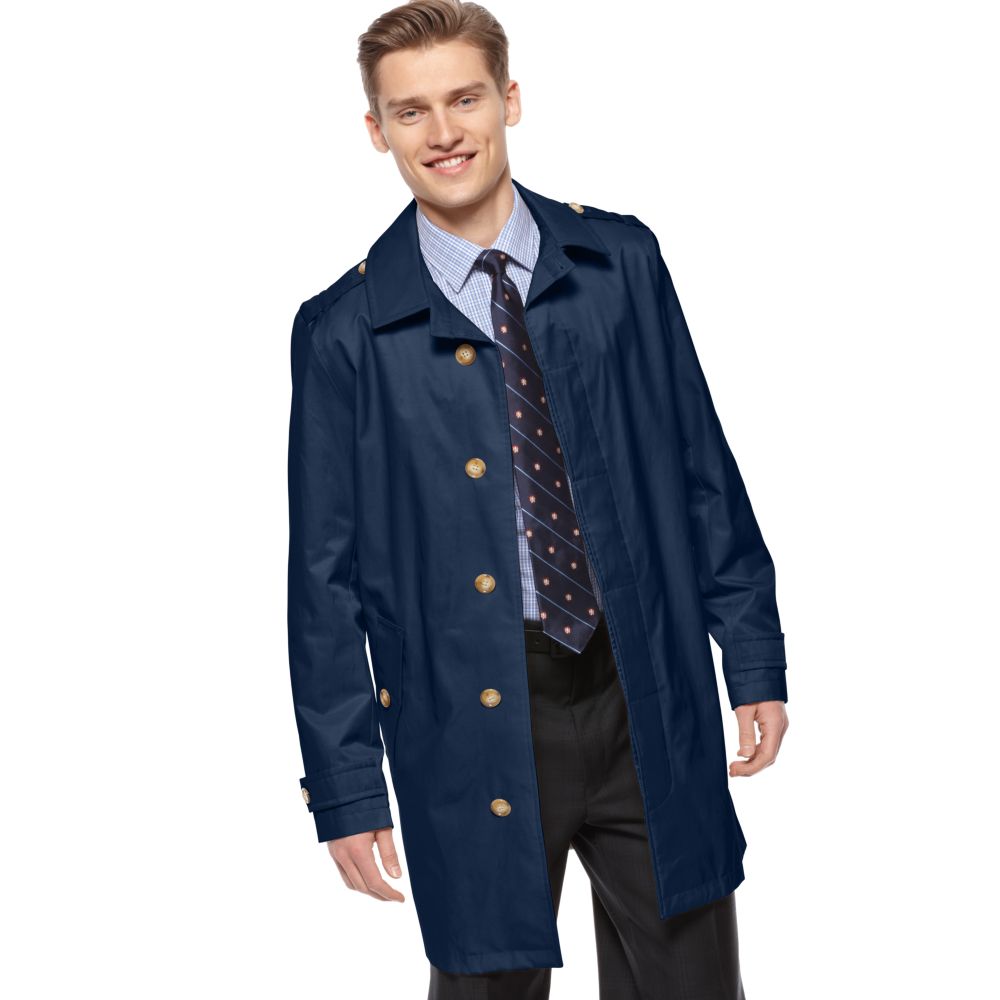 Tommy Hilfiger Performance Rain Trench Coat in Blue for Men (navy) Lyst