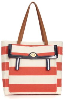 Tommy Hilfiger Rugby Stripes Tote - Lyst