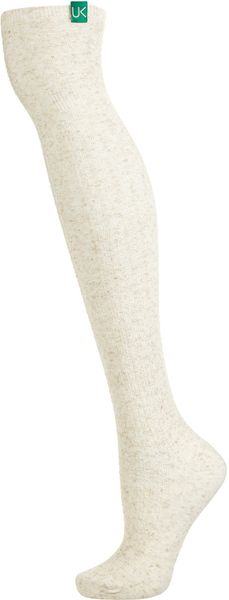 Topshop Urban Knit Knee High Socks - Lyst