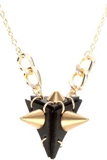Eaburns Studded Triangle Necklace - Lyst