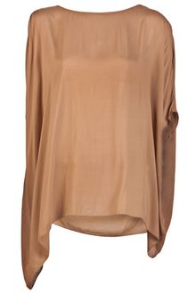 Helmut Lang Gathered Top - Lyst