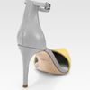 Alexander Wang Lina Leather and Suede Colorblock Pumps in Yellow - Lyst