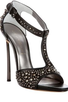 Casadei Studded Sandal - Lyst
