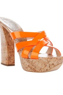 Casadei Cork Sandal - Lyst