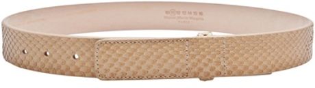 Maison Martin Margiela Python Belt in Beige (camel) - Lyst