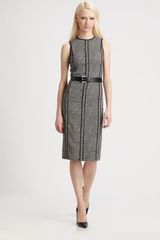 Michael Kors Belted Tweed Dress