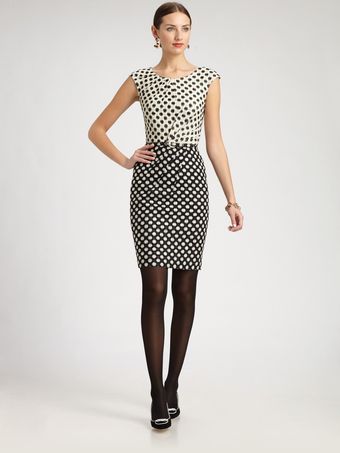 Oscar de la Renta Silk Dress - Lyst