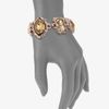Oscar De La Renta Faceted Stone Link Bracelet in Gold (bronze) - Lyst