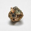 Oscar De La Renta Stone Embellished Ring in Gold (bronze) - Lyst