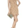 Rachel Gilbert Scala Beaded Silk Mini Dress in Pink (nude) - Lyst