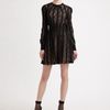 Red Valentino Crepe Jersey Lace Dress in Black - Lyst