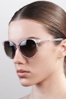 Stella Mccartney Sunglasses Thin Round Plastic Sunglasses  - Lyst