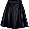 Acne Romantic Leather Skirt in Black - Lyst