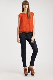 Alice + Olivia Mandy Chainembellished Top - Lyst