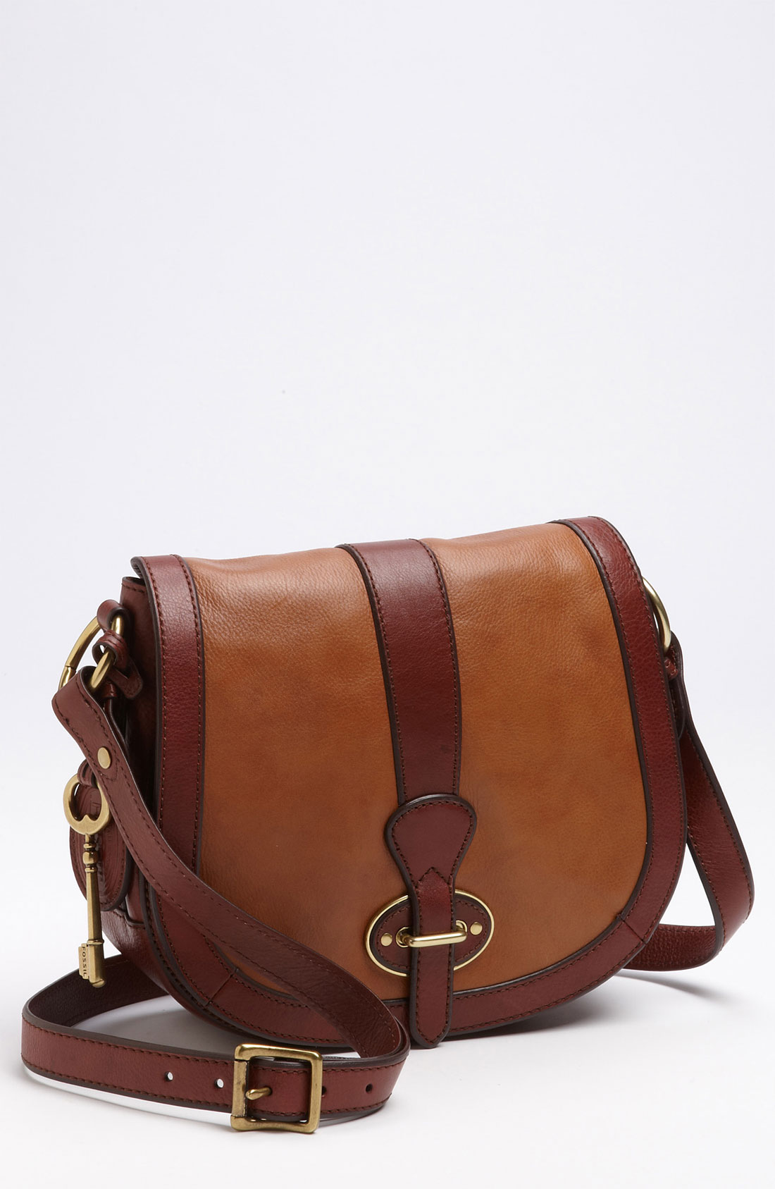 Fossil Vintage Reissue Flap Crossbody Bag in Brown (brown multi) | Lyst