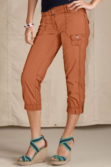 Tommy Hilfiger Straightleg Belted Capri - Lyst