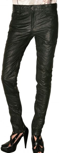 Tuesday Night Band Practice Leather Trousers - Lyst