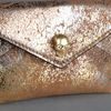 Alexander Mcqueen Card Holder in Gold - Lyst
