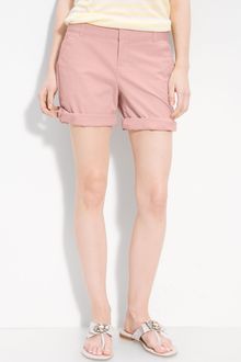 Caslon® Stretch Twill Shorts - Lyst