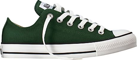 forest green platform converse