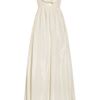 J.crew Kira Silktaffeta Gown in White (ivory) - Lyst