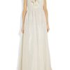 J.crew Kira Silktaffeta Gown in White (ivory) - Lyst