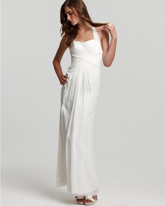 Jill Stuart Chiffon Halter Gown - Lyst